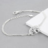 Bracelet en Argent avec Arbre de Vie chaînette