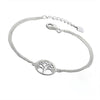 Bracelet en Argent avec Arbre de Vie.