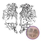 Tatouage arbre de vie cœur modèle