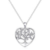 collier coeur arbre de vie