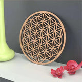 Fleur de vie déco en bois