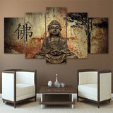 Bouddha tableau grand format