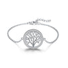 Bracelet argent avec arbre de vie