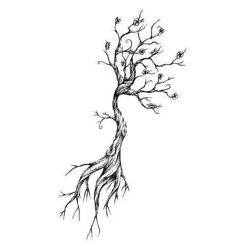 Petit tatouage arbre de vie