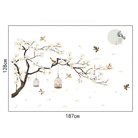 Sticker arbre japonais cerisier