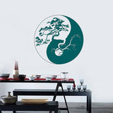 Stickers arbre de vie zen yin yang