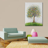 Toile arbre de vie peinture acrylique