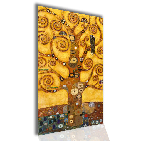 Klimt l'arbre de vie tableau