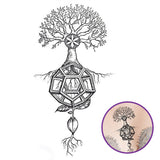 l'arbre de vie tatouage modèle