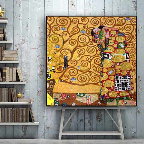 Reproduction du Tableau de Klimt l'Arbre de Vie